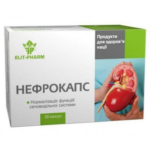 Урологический препарат Elit-Pharm Нефрокапс 30 капс