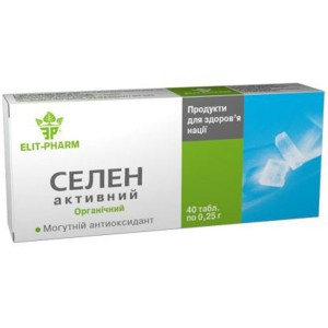 Селен Elit-Pharm Селен Активный 40 таб