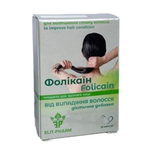 Комплекс для волос Elit-Pharm Фоликаин От Выпадения Волос 30 капс