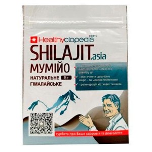 Экстракты для повышения иммунитета Healthyclopedia Shilajit.Asia 5 g 1 Pastille