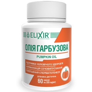 Комплекс для профилактики репродуктивной функии у мужчин Elixir Pumpkin Oil 60 Caps