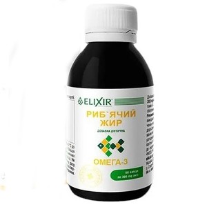 Омега 3 Elixir Рыбий жир 60 капс