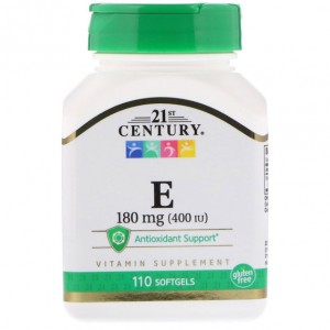 Витамин E 21st Century E-400 110 Softgels