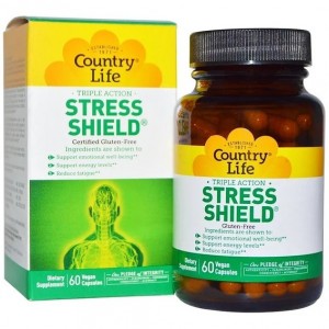 Комплекс для профилактики нервной системы Country Life Stress Shield 60 Veg Caps