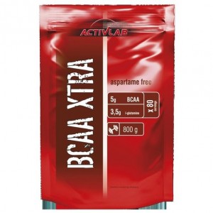 Аминокислота BCAA для спорта Activlab BCAA Xtra Powder +L-Glutamine 800 g /80 servings/ Lemon