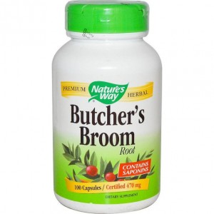 Понтийская иглица Nature's Way Butcher's Broom Root 470 mg 100 Caps