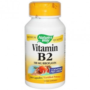 Рибофлавин Nature's Way Vitamin B2 100 mg 100 Caps