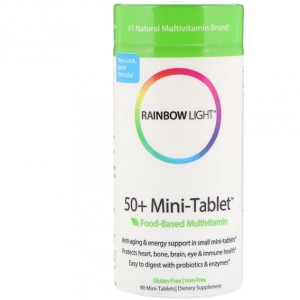 Витаминно-минеральный комплекс Rainbow Light 50+ Mini-Tablet 90 Mini Tabs