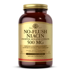 Ніацін Solgar No-Flush Niacin (Vitamin B3) (Inositol Hexanicotinate) 500 mg 250 Veg Caps