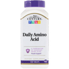 Амінокомплекс 21st Century Daily Amino Acid, Maximum Strength 120 Tabs