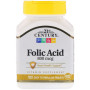 Фолієва кислота 21st Century Folic Acid 800 mcg 180 Tabs