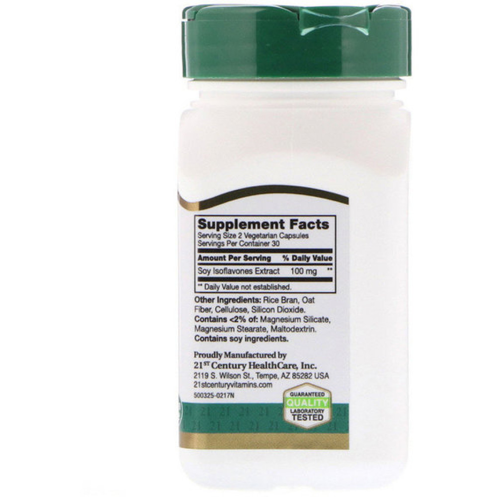 Соєвий екстракт 21st Century Health Care Soy Isoflavones Extract 60 Veg Caps CEN-22306