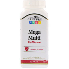 Вітамінно-мінеральний комплекс 21st Century Mega Multi for Women 90 Tabs