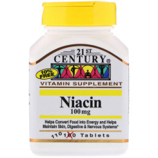 Ніацін 21st Century Niacin 100 mg 110 Tabs