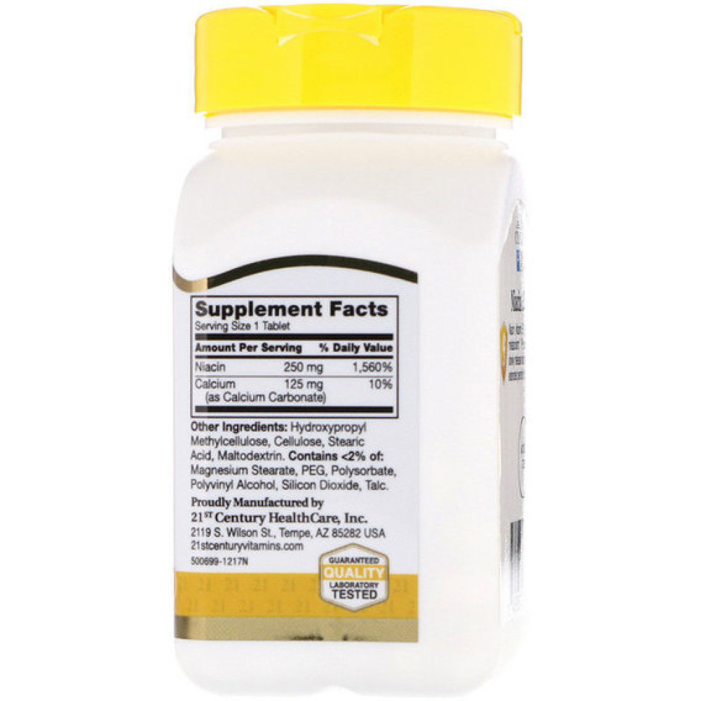 Ніацін 21st Century Niacin 250 mg 110 Tabs
