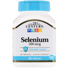 Селен 21st Century Selenium 200 mcg 60 Caps