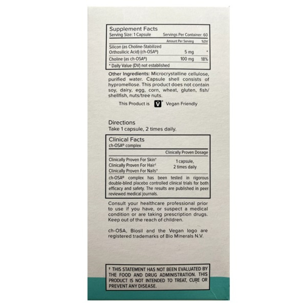 Колаген BioSil ch-OSA Advanced Collagen Generator 60 Veg Caps NFS-39183