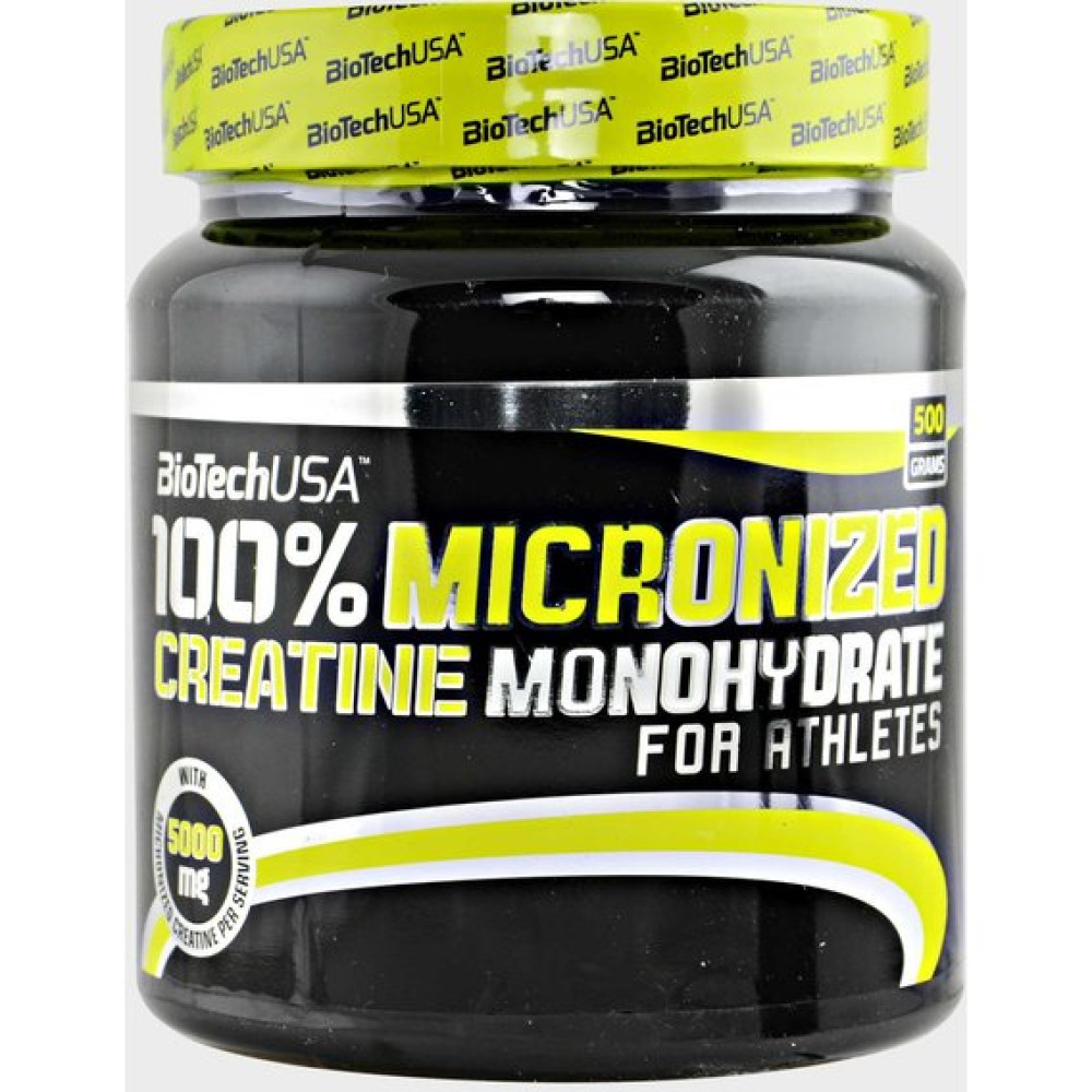 Креатин моногідрат BioTechUSA 100% Creatine Monohydrate (банка) 500 g /147 servings/