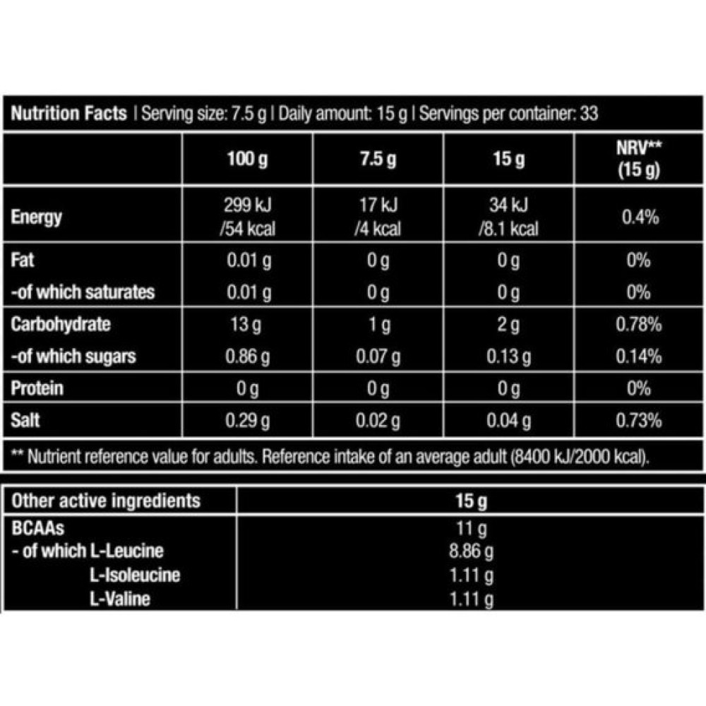 Амінокислота BCAA для спорту BioTechUSA BCAA 8:1:1 Zero 250 g /33 servings/ Ice Tea Peach