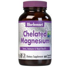 Мультимінеральний комплекс Bluebonnet Nutrition Chelated Magnesium Albion 60 Caps