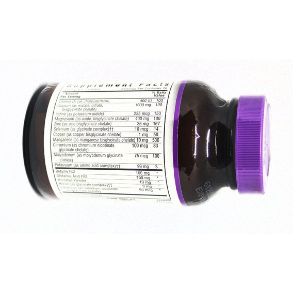 Мультимінеральний комплекс Bluebonnet Nutrition Chelated Multiminerals Iron Free 60 Caplets BLB0206