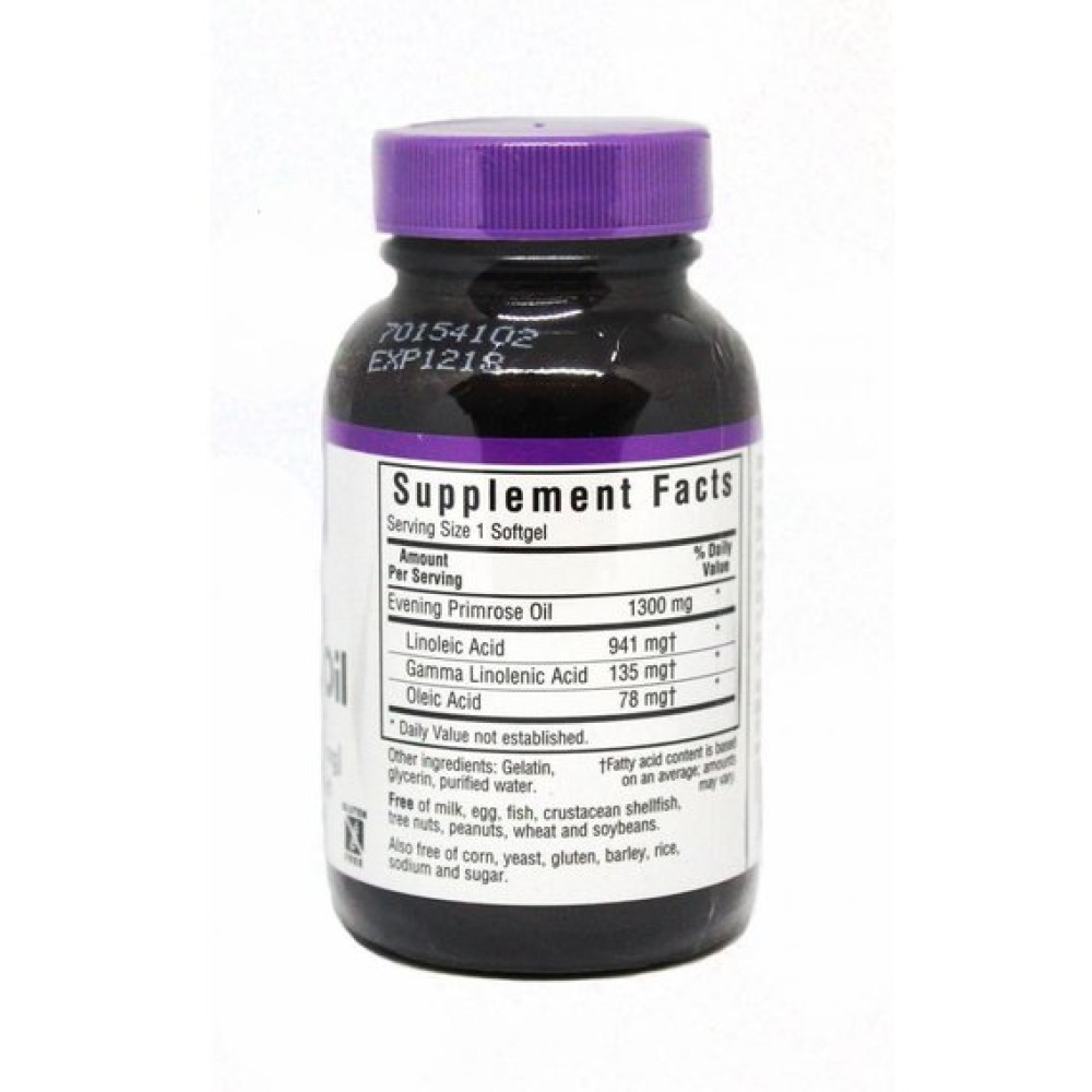 Олія вечірньої примули Bluebonnet Nutrition Evening Primrose Oil 1300 mg 30 Softgels