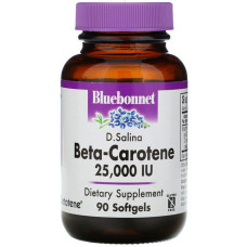 Вітамін A Bluebonnet Nutrition Natural Beta-Carotene, 25,000 IU 90 Softgels