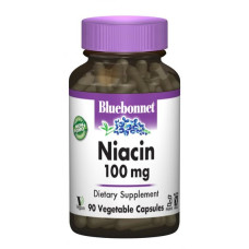 Ніацін Bluebonnet Nutrition Niacin 100 mg 90 Caps