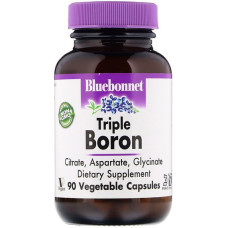 Мікроелемент Бор Bluebonnet Nutrition Triple Boron 3 mg 90 Veg Caps BLB0685
