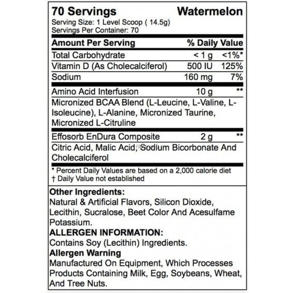 Амінокомплекс для спорту BSN Amino X 1010 g /70 servings/ Watermelon
