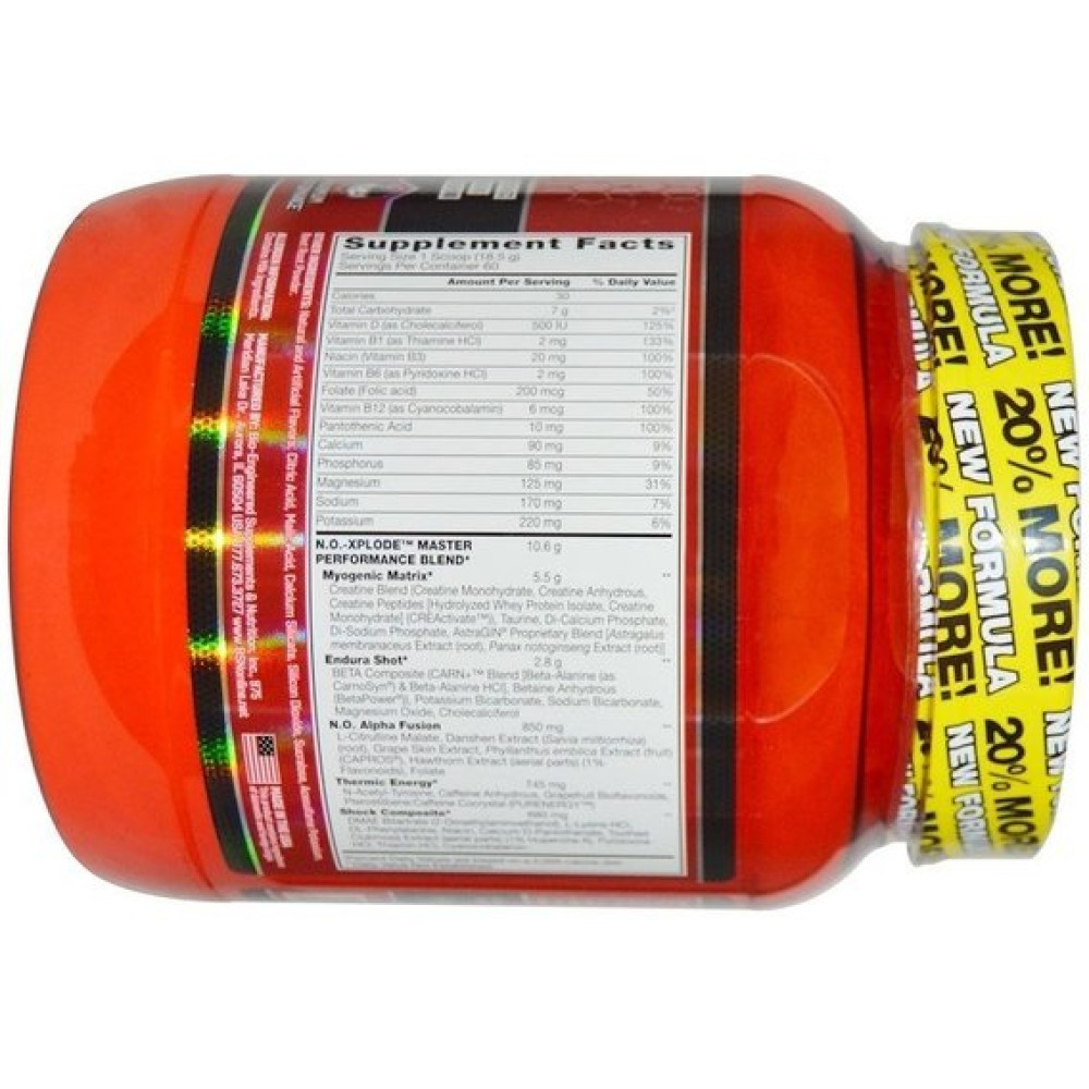 Комплекс до тренування BSN N.O.-Xplode Pre-Workout Igniter 1100 g /60 servings/ Watermelon