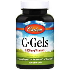 Вітамін C Carlson Labs C-Gel Vitamin C 1000 mg 100 Caps CAR-03001