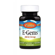 Вітамін E Carlson Labs E-Gems 200IU 90 Soft Gels CAR-00320
