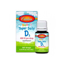 Вітамін D Carlson Labs Kid's Super Daily D3 400 IU 10,3 ml Вітамін D Carlson Labs Kid's Super Daily D3 400 IU 10,3 ml