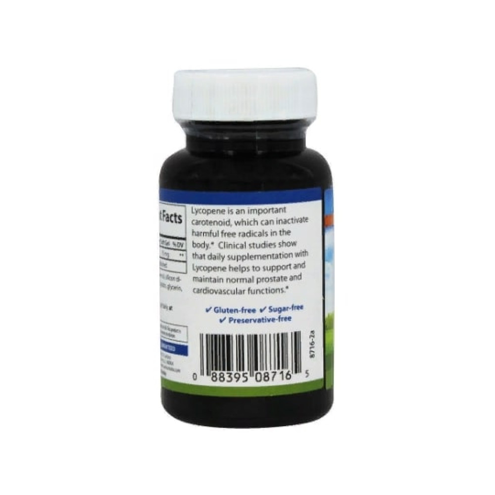 Лікопін Carlson Labs Lycopene 15 mg 60 Soft Gels CAR-08716