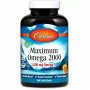 Омега 3 Carlson Labs Maximum Omega 2000 mg 90 Soft Gels Natural Lemon