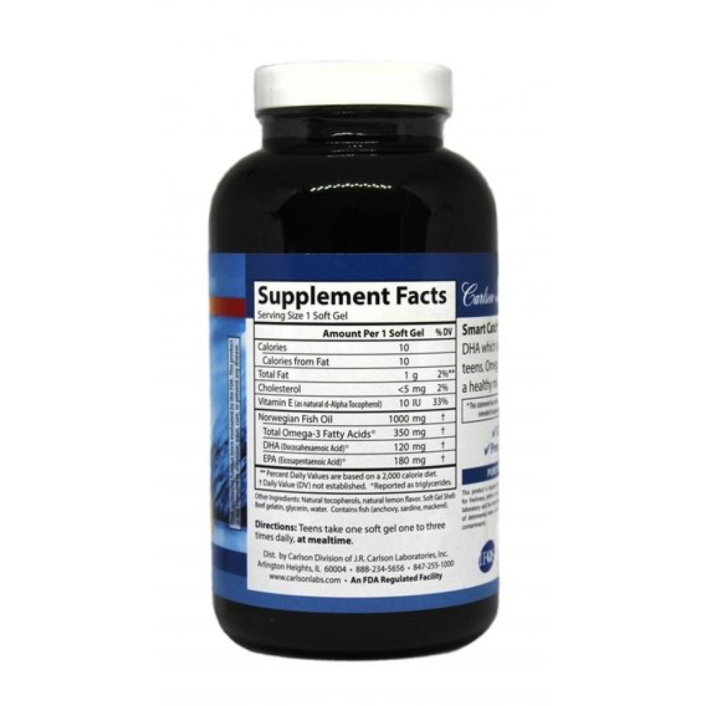 Омега 3 Carlson Labs Smart Catch 90 Soft Gels