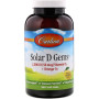 Вітамін D Carlson Labs Solar D Gems 2000 IU 360 Soft Gels Natural Lemon Flavor