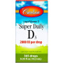Вітамін D Carlson Labs Super Daily D3 2000 IU 0.35 fl oz 10,3 ml