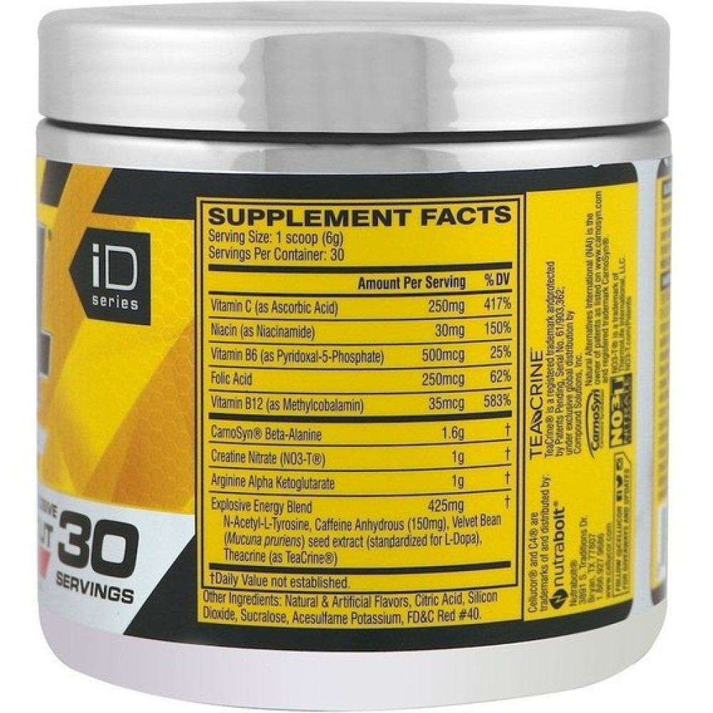 Комплекс до тренування Cellucor C4 Original 180 g /30 servings/ Watermelon
