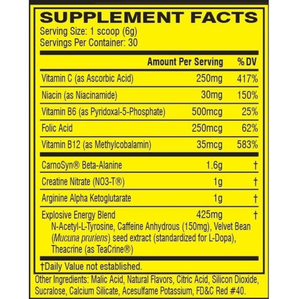 Комплекс до тренування Cellucor C4 Original 180 g /30 servings/ Watermelon
