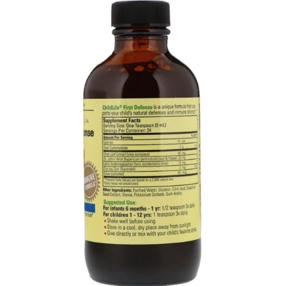 Натуральна добавка для імунітету ChildLife Essentials, First Defense, 4 fl o 118,5 ml CDL10150