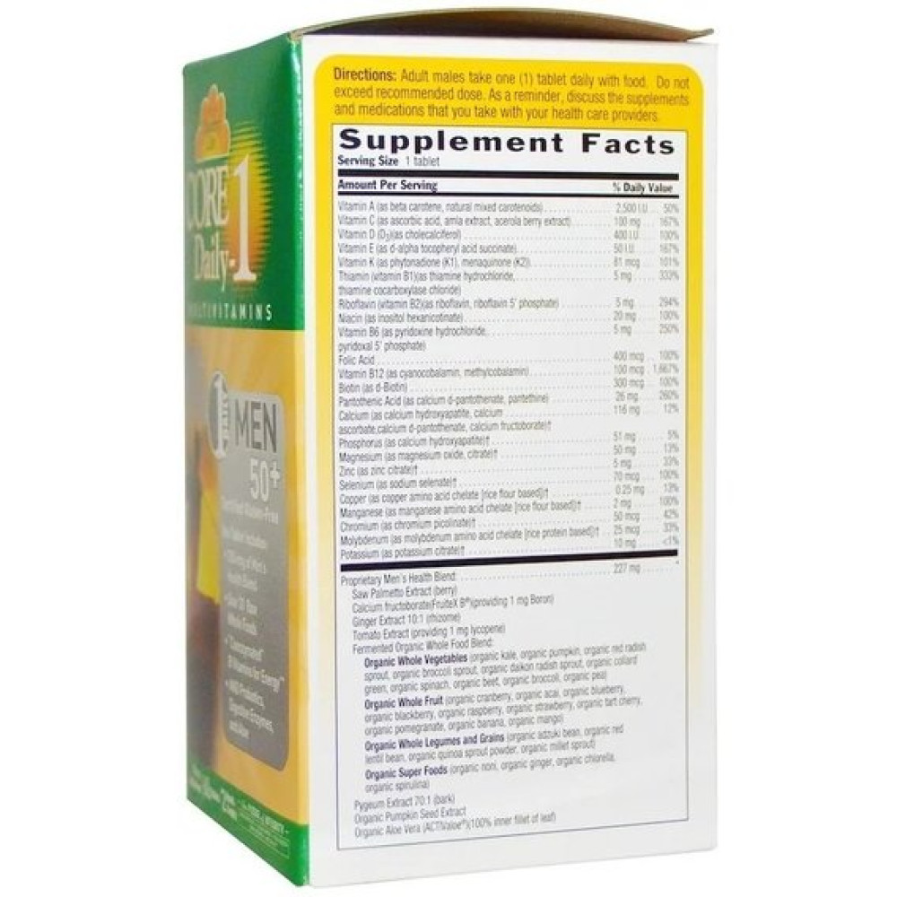 Вітамінно-мінеральний комплекс Country Life Core Daily-1 for Men 50+ 60 Tabs