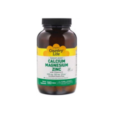 Мультимінеральний комплекс Country Life Target-Mins Calcium Magnesium Zinc 180 Tabs