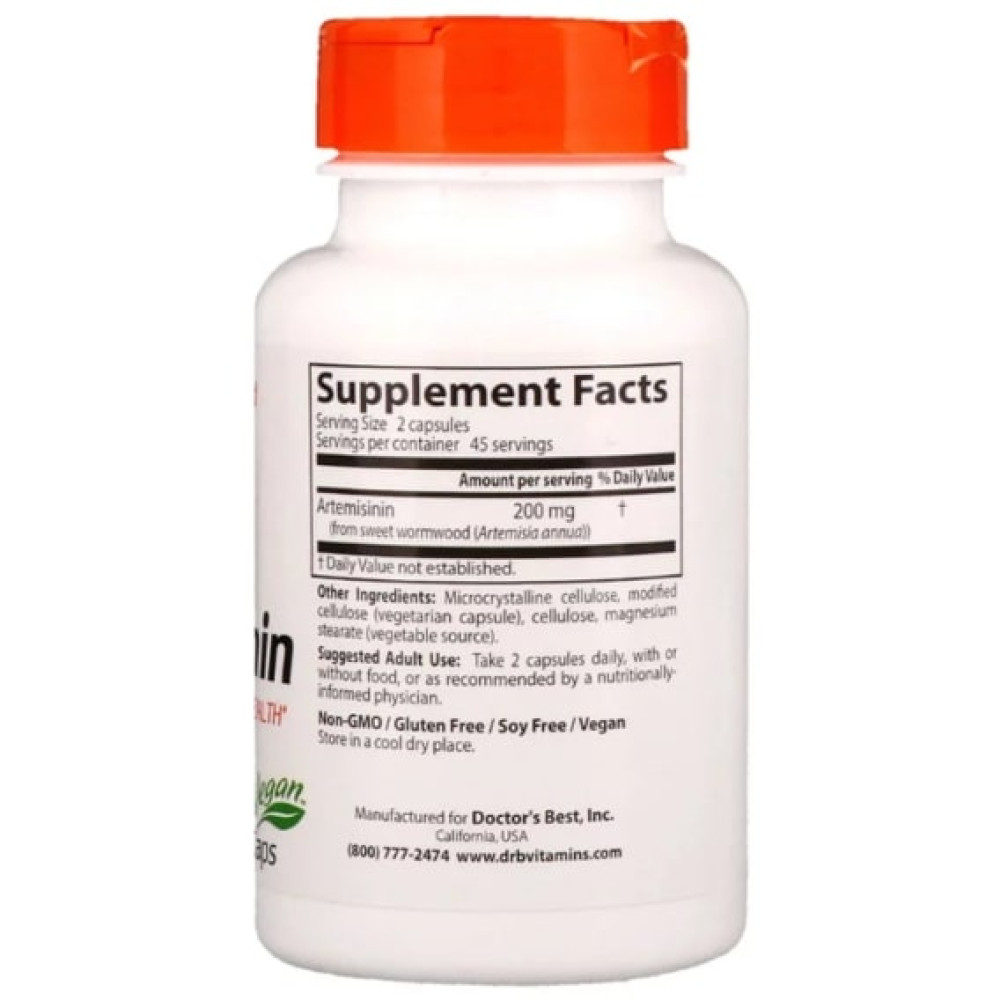 Полин Doctor's Best Artemisinin 100 mg 90 Veg Caps