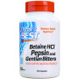 Бетаїну гідрохлорид Doctor's Best Betaine HCL, Pepsin and Gentian Bitters 360 Caps DRB-00315