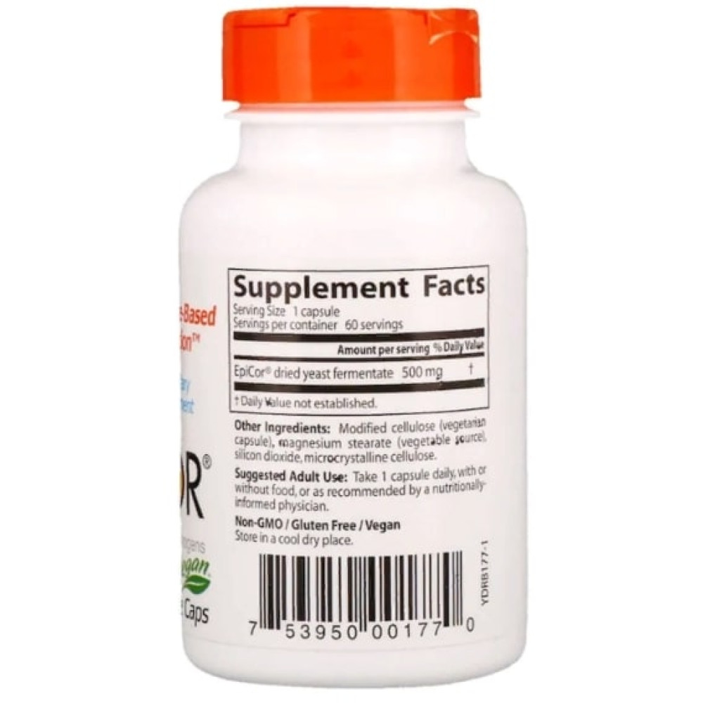 Епікор Doctor's Best Epicor 500 mg 60 Veg Caps DRB-00177