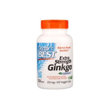 Гінкго Білоба Doctor's Best Extra Strength Ginkgo 120 mg 120 Veg Caps