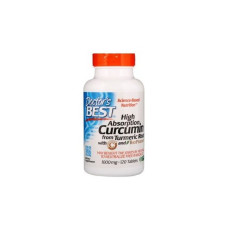 Куркума Doctor's Best High Absorption Curcumin with C3 Complex and BioPerine 1000 mg 120 Tabs