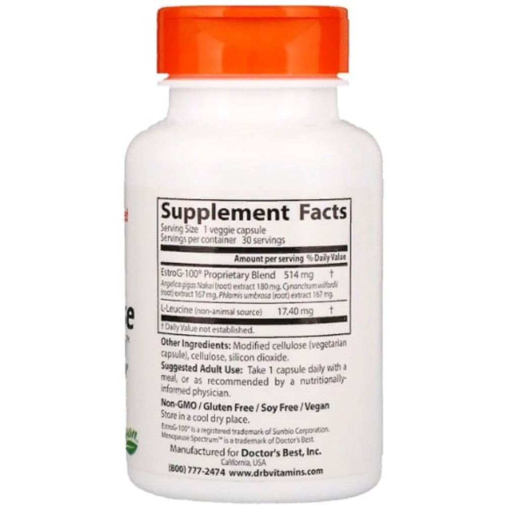 Комплекс при менопаузі Doctor's Best Menopause Spectrum with EstroG-100 30 Veg Caps DRB-00297